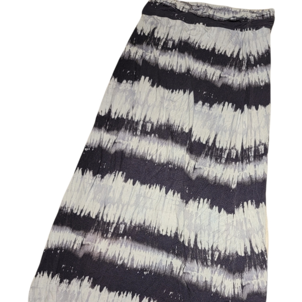 Cotton tie dye look maxi skirt